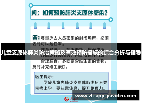 儿童支原体肺炎防治策略及有效预防措施的综合分析与指导
